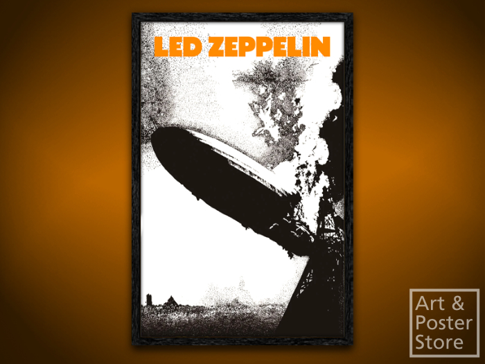Second Life Marketplace - Led Zeppelin Rock Poster | Mesh Frame with 6 ...